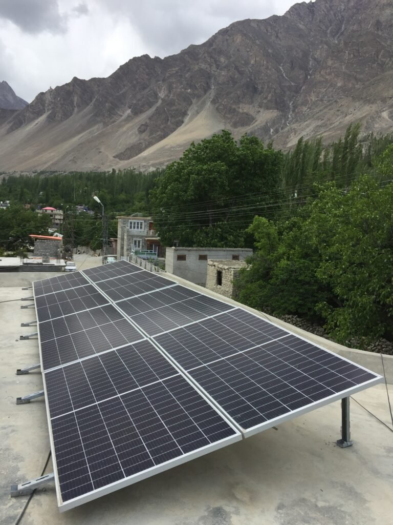 L2 Layout on roof-top at SP Camp office Hunza